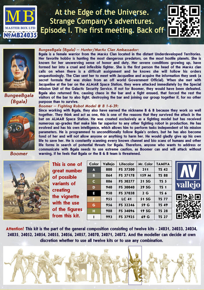 Master Box 1/24 Edge Universe. Ep I. 1st meeting Back off (MB24035) — New — image 5 of 5