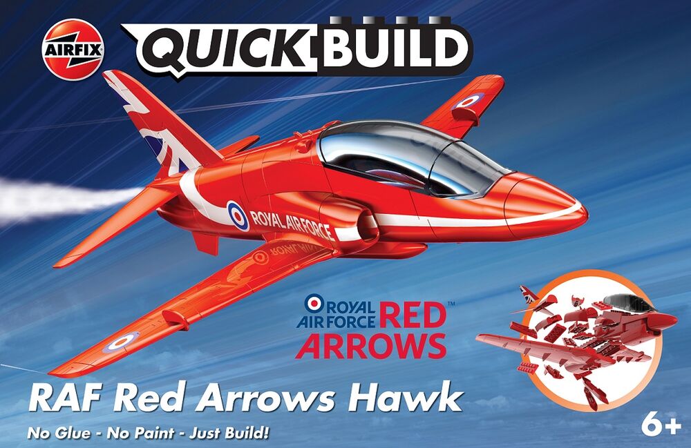 Airfix Quick Build RAF Red Arrows Hawk (J6018) — New — Gift Set — image 11 of 14