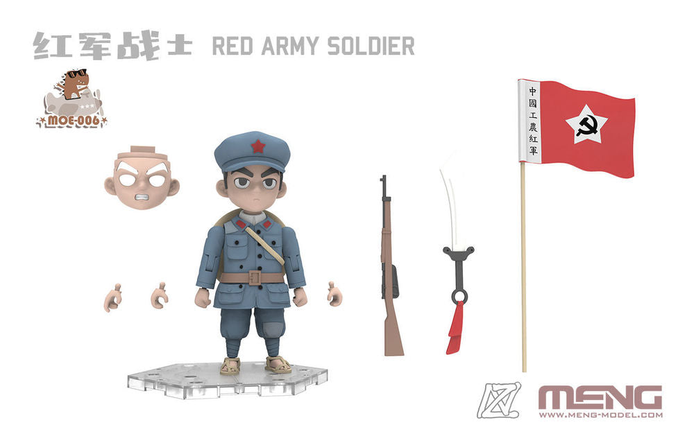 Meng Cartoon Style Red Army Soldier (MOE-006) — New — image 5 of 8