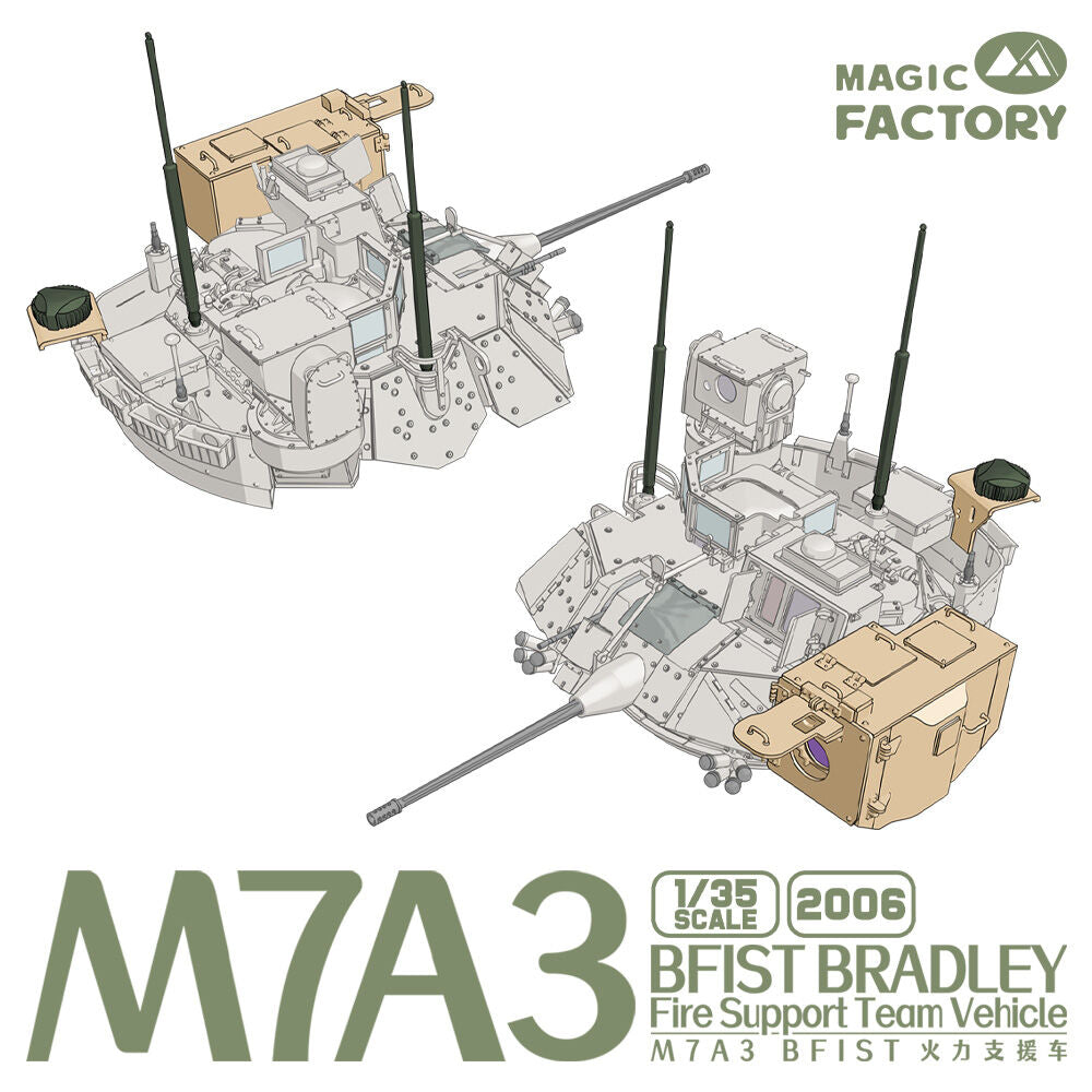 Magic Factory 1/35 M7A3 BFIST Bradley Fire Support Team Vehicle (2006) — New — image 4 of 7