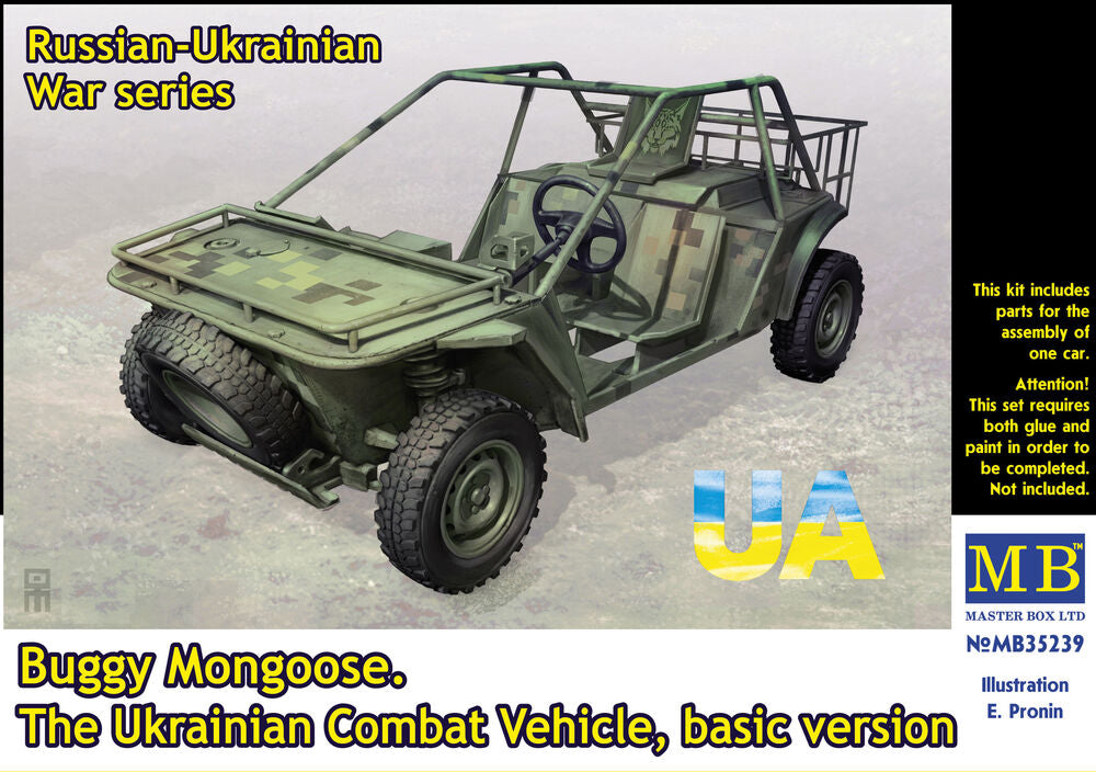Master Box 1/35 Ukrainian War Buggy Mongoose Combat Vehicle (MB35239) — New — image 4 of 5