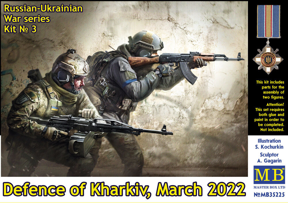Master Box 1/35 Russian Ukrainian No 3 Defence of Kharkiv (MB35225) — New — image 4 of 5