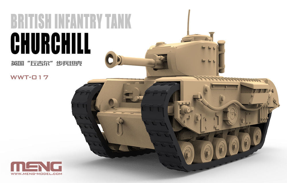 Meng World War Toons Churchill British Infantry Tank (WWT-017) — New — Cartoon Style — image 5 of 6