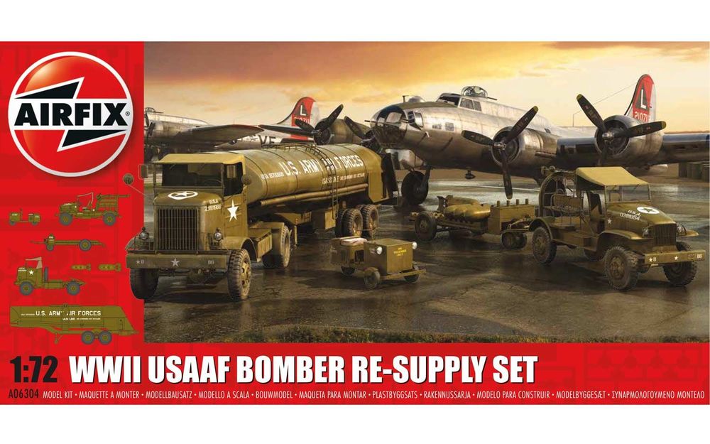 Airfix 1/72 WWII USAAF Bomber Re-Supply Set (A06304) — Preloved — image 5 of 5