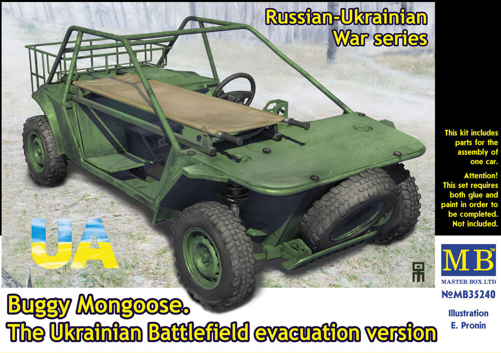 Master Box 1/35 Ukrainian Buggy Mongoose Ukranian Evacuation (MB35240) — New — image 4 of 5