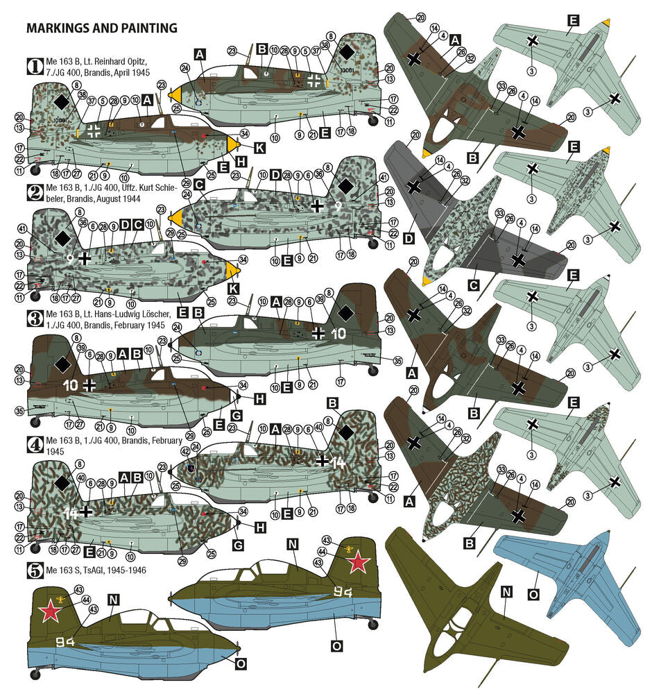 Hobby 2000 1/72 Messerschmitt Me 163 B/S Komet (72061) — New — image 3 of 3
