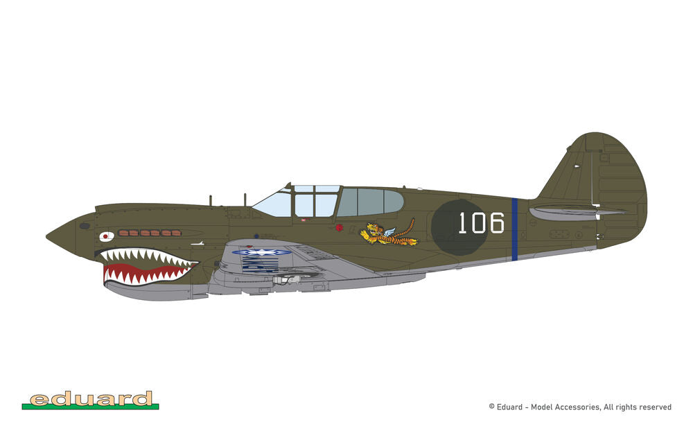 Eduard 1/48 Curtiss P-40E Warhawk Weekend Edition (84207) — New — image 14 of 16