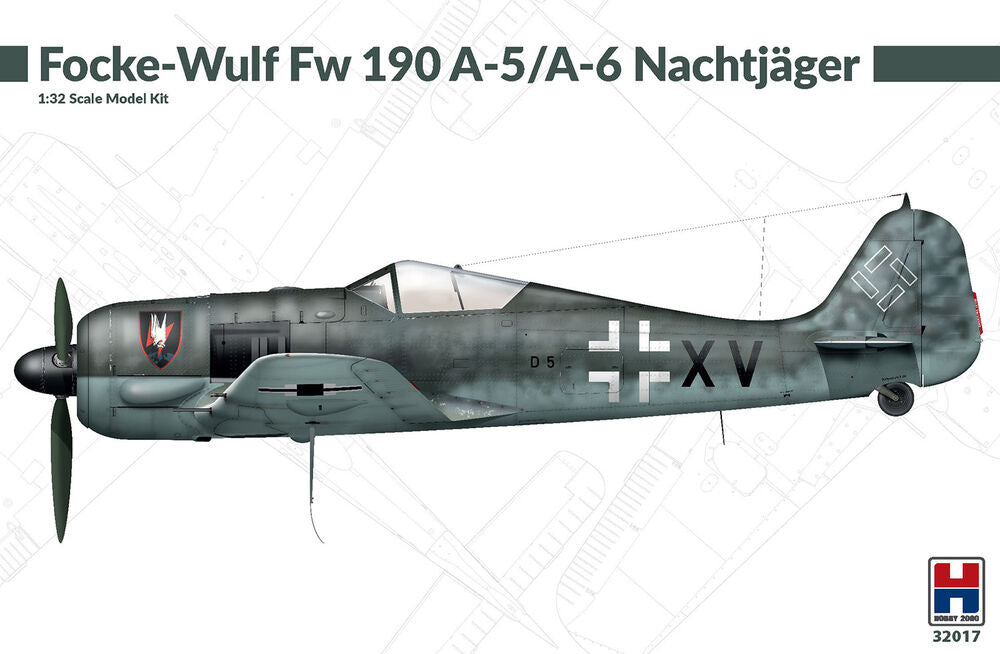 Hobby 2000 1/32 Focke-Wulf Fw 190 A-5/A-6 Nachtjäger (32017) — New — image 2 of 4