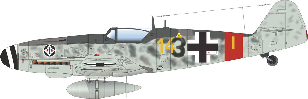 Eduard 1/48 Messerschmitt Bf 109G-6/AS Weekend (84169) — New — 1/48 Scale, Weekend Edition, World War Two — image 10 of 14