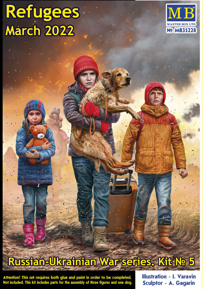 Master Box 1/35 Russian-Ukrainian War Refugees March 2022 (MB35228) — New — image 5 of 6