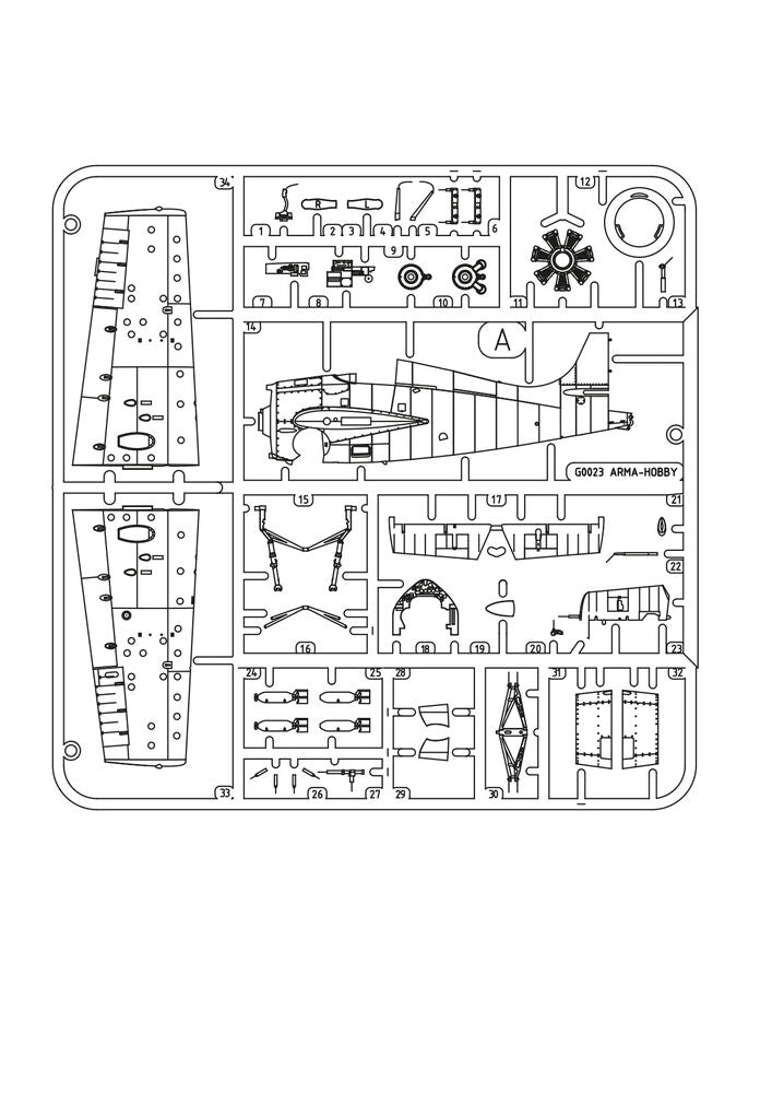 Arma Hobby 1/72 F4F-3 Wildcat (70090) — New — image 10 of 13