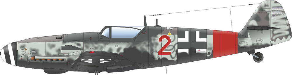 Eduard 1/48 Messerschmitt Bf 109G-6/AS Weekend (84169) — New — 1/48 Scale, Weekend Edition, World War Two — image 12 of 14