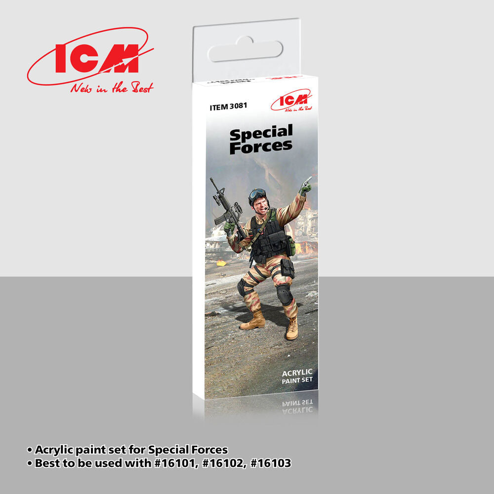 ICM Acrylic Paint Set Special Forces (3081) — New — Paint Sets