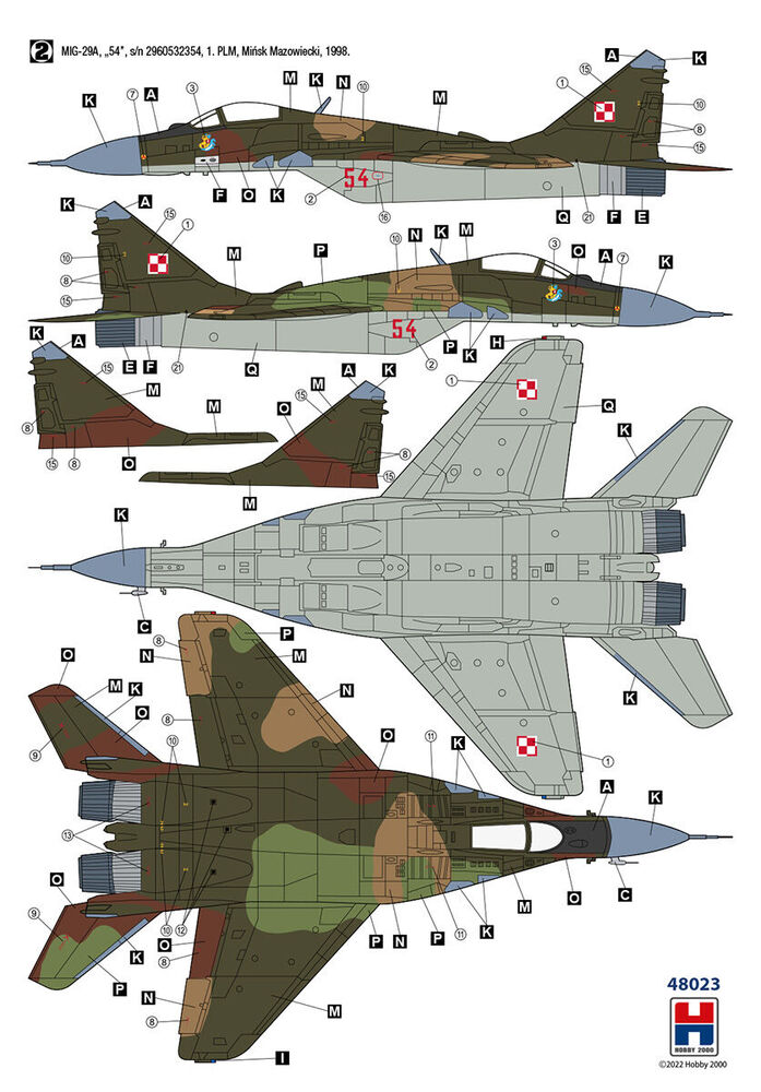 Hobby 2000 1/48 MiG-29 Polish Air Force (48023) — New — image 5 of 5