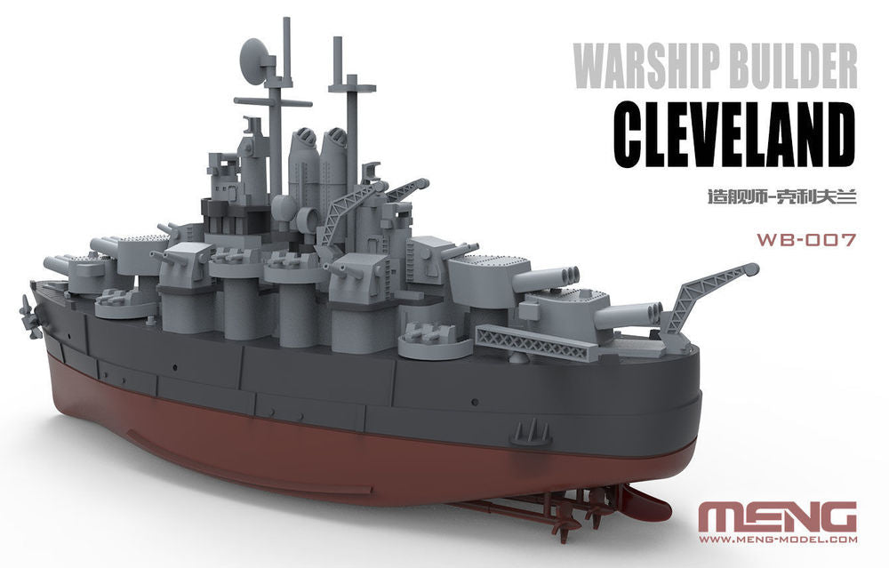 Meng Warship Builder Cleveland (WB-007) — New — Cartoon Style — image 3 of 3