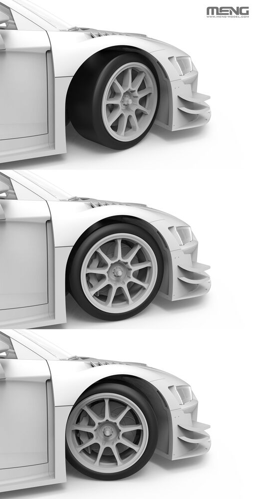 Meng 1/24 Audi R8 LMS GT3 EVO II Absolute Racing (CS-009) — New — image 11 of 17