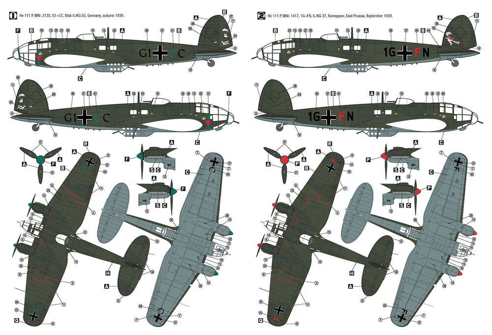 Hobby 2000 1/72 Heinkel He 111 P Outbreak of War 1939 (72076) — New — image 3 of 3