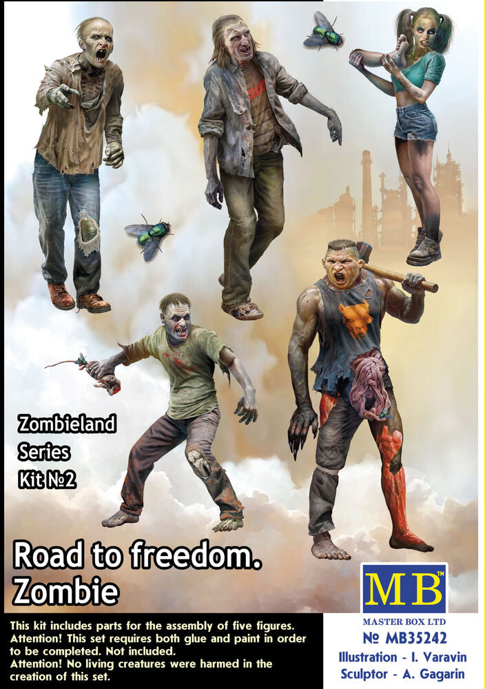 Master Box Ltd 1/35 Road to Freedom. Zombieland, Kit No. 2. (MB35242) — New — image 7 of 8
