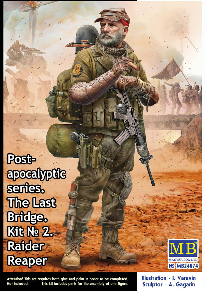 Master Box 1/24 Post-apocalyptic Bridge No 2 Raider Reaper (MB24074) — New — image 5 of 6