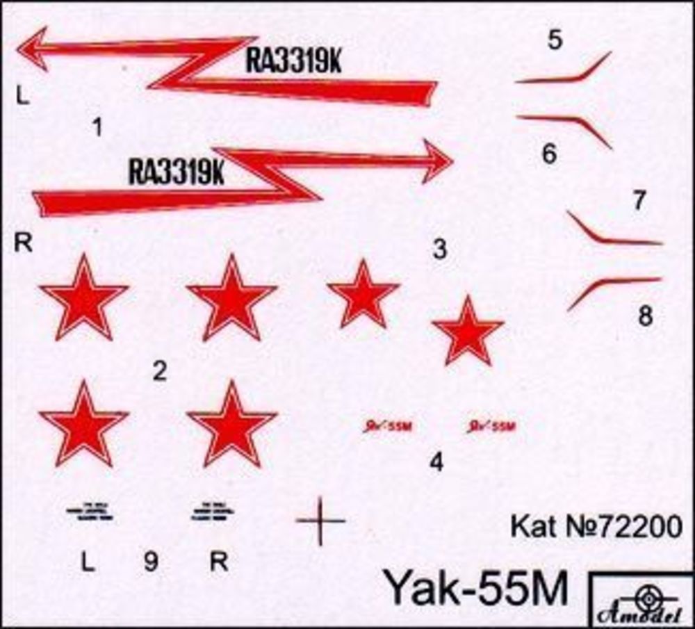 Amodel 1/72 Yak-55M (72200) — New — image 2 of 2
