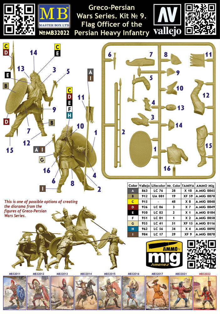 Master Box 1/32 Flag Officer Heavy Inf Greco-Persian Wars #9 (MB32022) — New — image 4 of 4