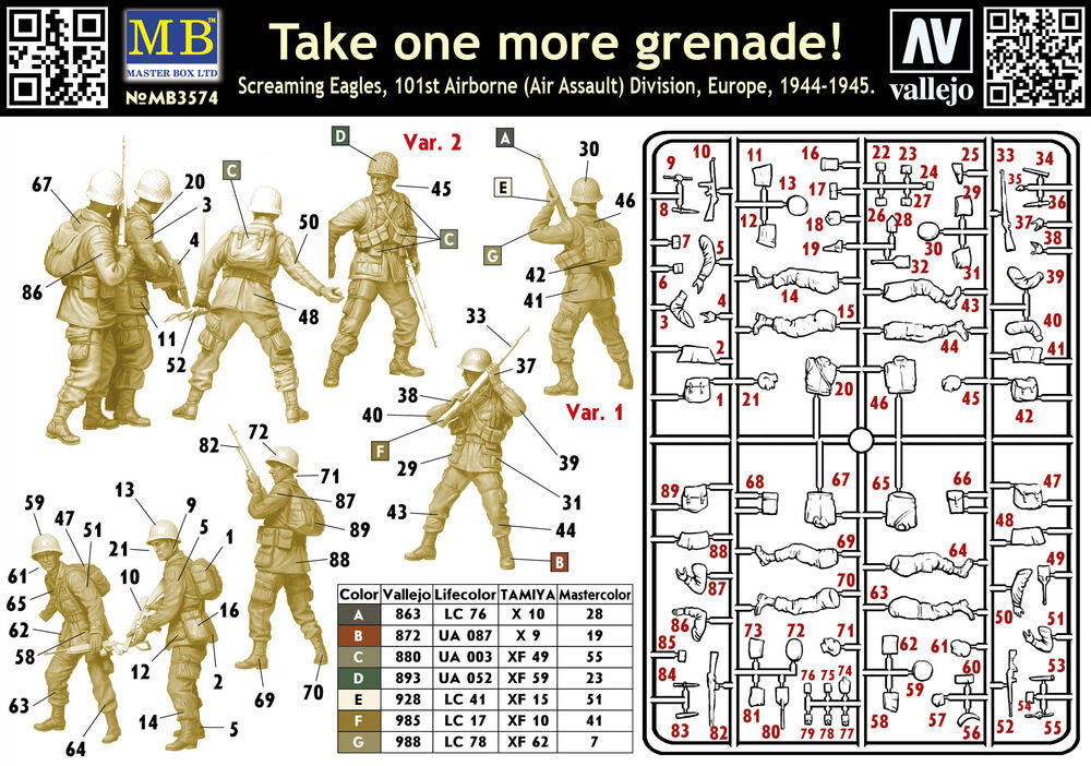 Master Box 1/35 Screaming Eagles, 101st Airborne Division (MB3574) — New — image 5 of 5