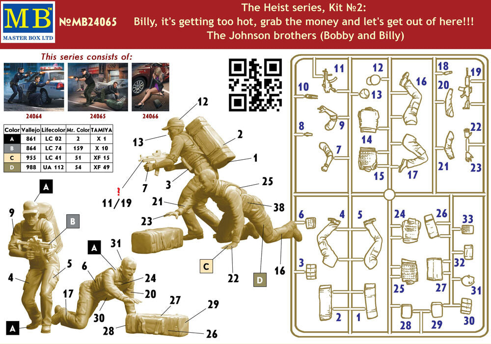 Master Box 1/24 Johnson Billy grab the money & let's get out (MB24065) — New — image 8 of 8