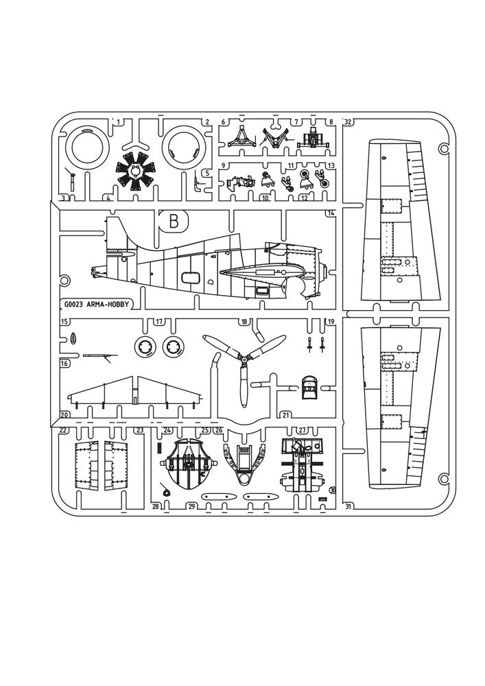 Arma Hobby 1/72 F4F-3 Wildcat (70090) — New — image 21 of 24