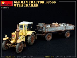 MiniArt 1/35 German Tractor D8506 with trailer (38038)