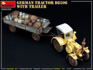 MiniArt 1/35 German Tractor D8506 with trailer (38038)