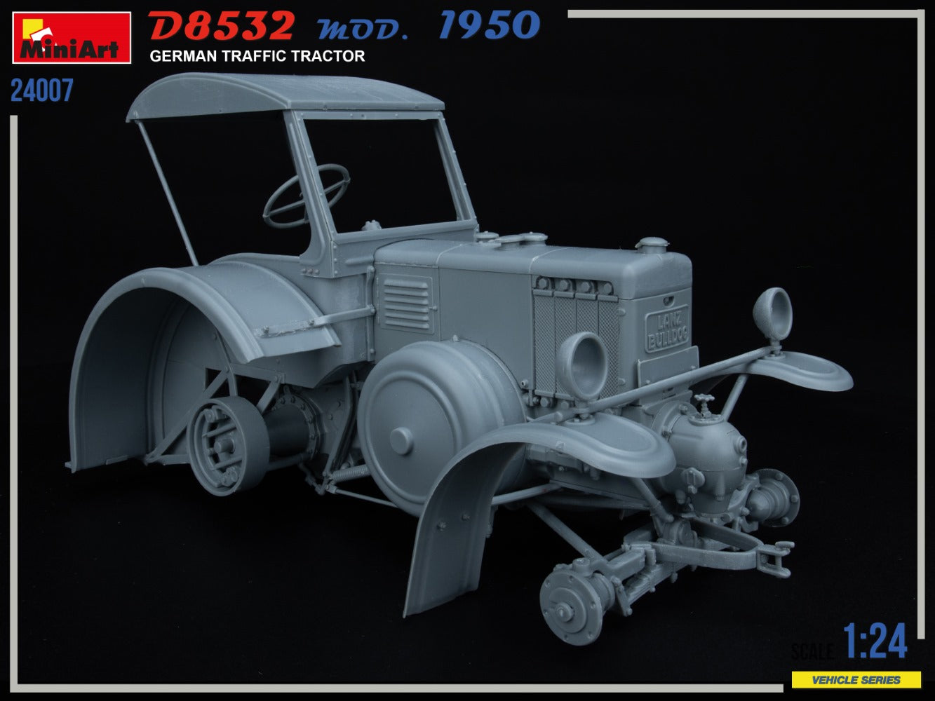 MiniArt 1/24 D8532 MOD. 1950 German Traffic Tractor (24007)